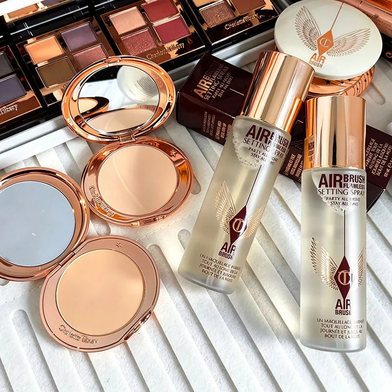 Avenel Setting Spray & Glow Powder — Lock In Your Look with Luminous Finish